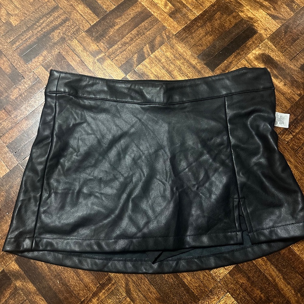 Garage Black Asymmetrical Skirt